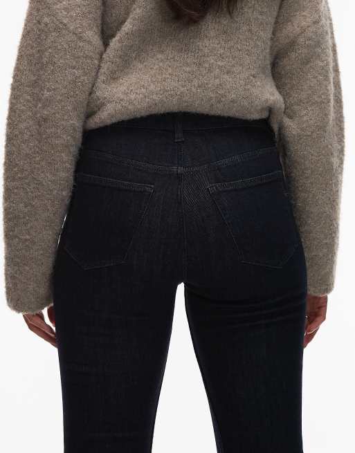& Other Stories – Schlagjeans in indigoblauer Rinse-Waschung mit mittelhohem Bund, 4 von 5