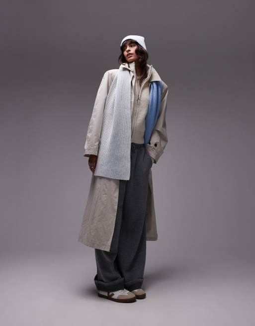 & Other Stories - Sciarpa in lana blu bicolore