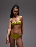 [Other Stories] & Other Stories scoop bikini bottoms in green 44 Green