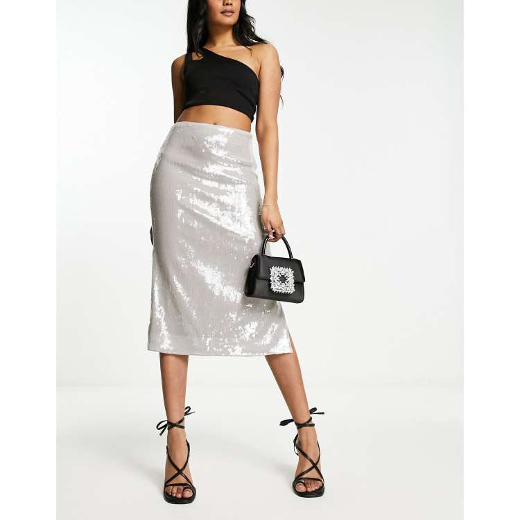 Grey pencil skirt emoji sales