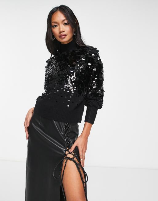 Sequin sweater on sale