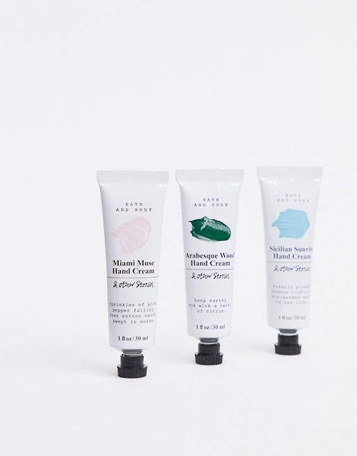 & Other Stories set of 3 mini hand creams gift set