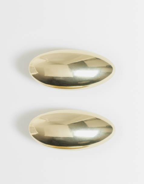 & Other Stories - Set van 2 metalen clips in goud - view 1