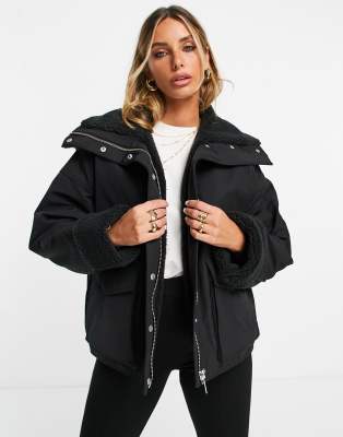 & other stories shearling coat