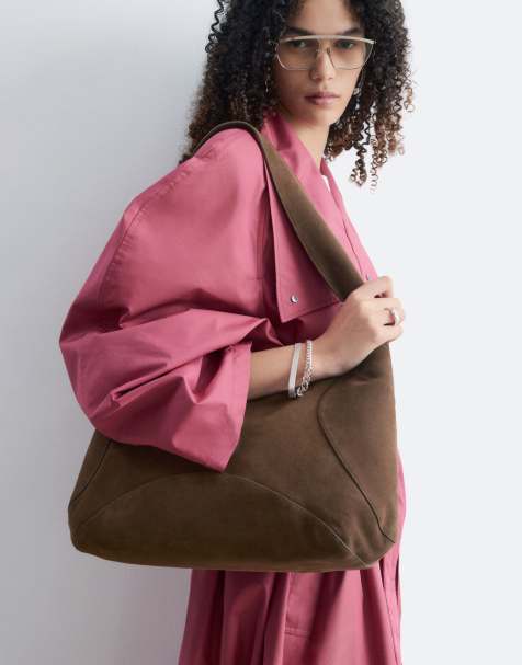 & Other Stories - shopper de ante premium en chocolate - view 1