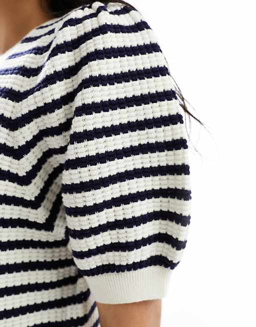 Scallop Edge Stripe Jumper Scallop Edge Stripe Jumper