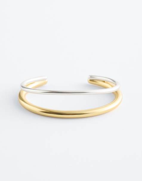 & Other Stories – Silver- och guldfärgat manschettarmband - view 1