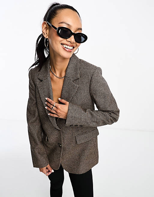 & Other Stories single breasted blazer and mini skirt | ASOS