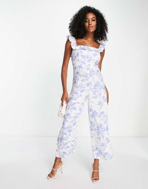 Topshop store ruffle jumpsuit