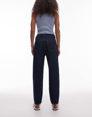 & Other Stories Slim Barrel Leg Jeans In Blue