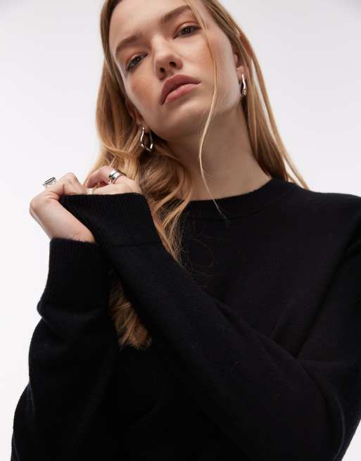 & Other Stories - Slim-fit trui van wolmix in zwart , 2 van 4