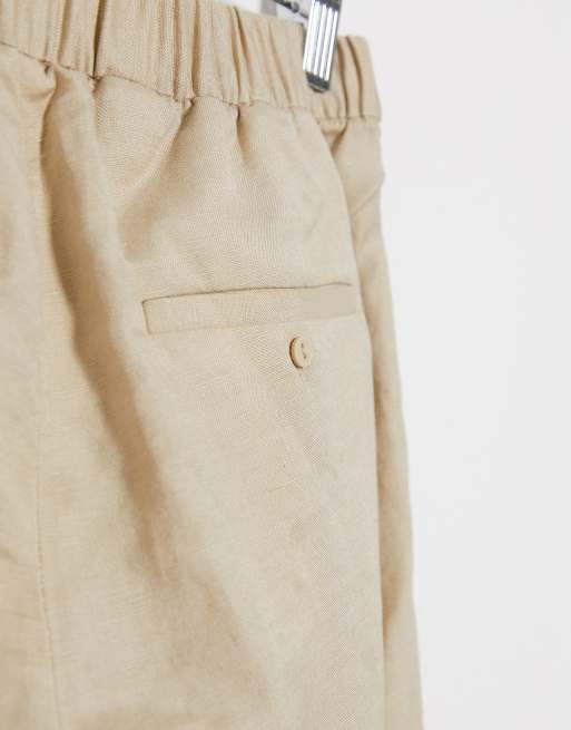 Skinny leg clearance linen pants