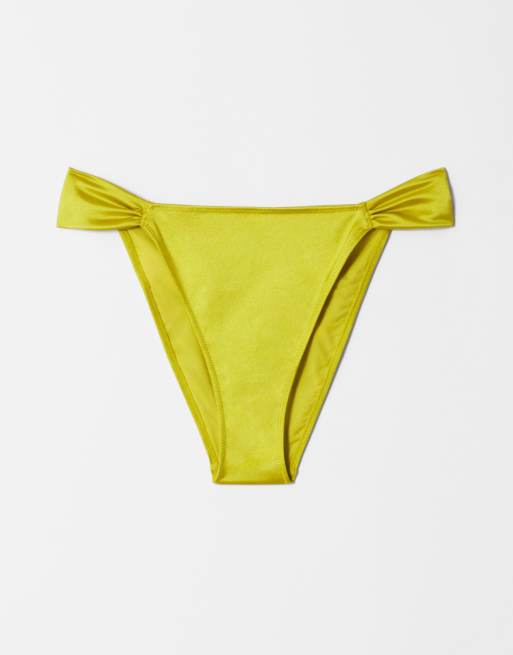 & Other Stories - Slip bikini arrotondati verdi, 2 di 4