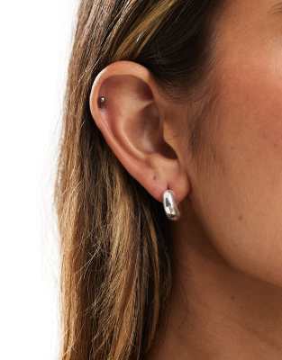 & Other Stories & Other Stories small chunky hoop earrings in silver