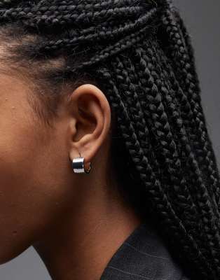 & Other Stories & Other Stories small chunky hoop earrings in silver