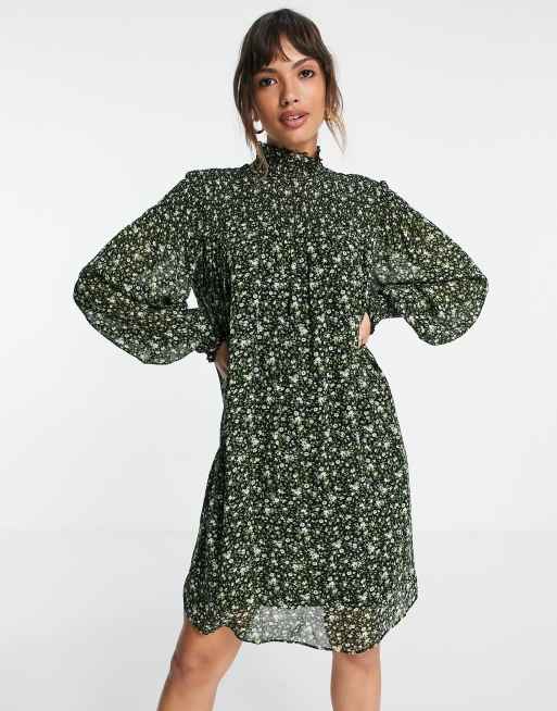 & Other Stories small floral print mini dress in multi | ASOS