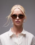 [Other Stories] & Other Stories small round sunglasses in brown tortoise No Size BROWN