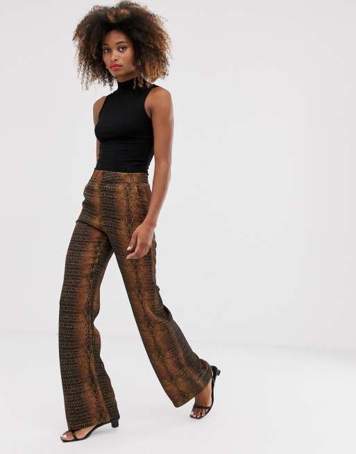 Snake Palazzo Pants