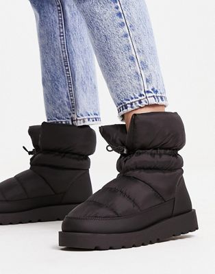 & Other Stories snow boots in black - ASOS Price Checker
