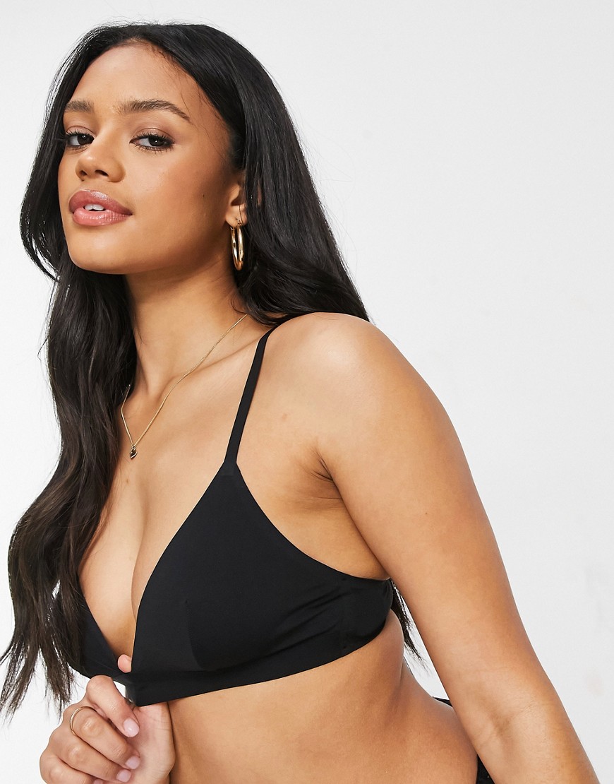 Other Stories &  Soft Shapewear Triangle Bra In Black