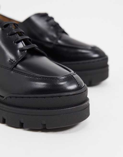 & Other Stories - Sorte loafers med chunky sål og snørebånd, 3 af 4