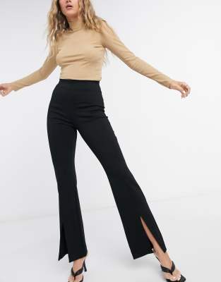 flared pants split