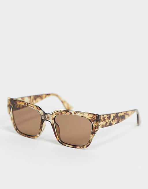 & Other Stories squared off sunglasses in tortoiseshell