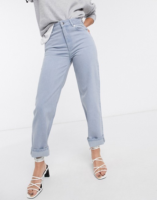& Other Stories straight leg jeans in washed blue