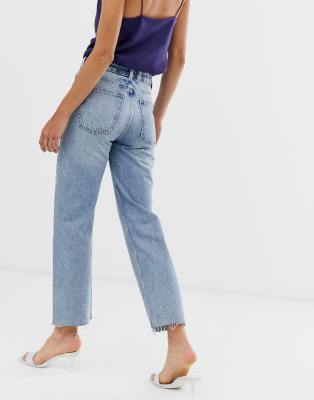 straight mid rise jeans other stories