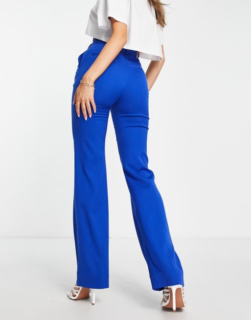 & Other Stories straight leg pants in blue (part of a set), 2 of 4