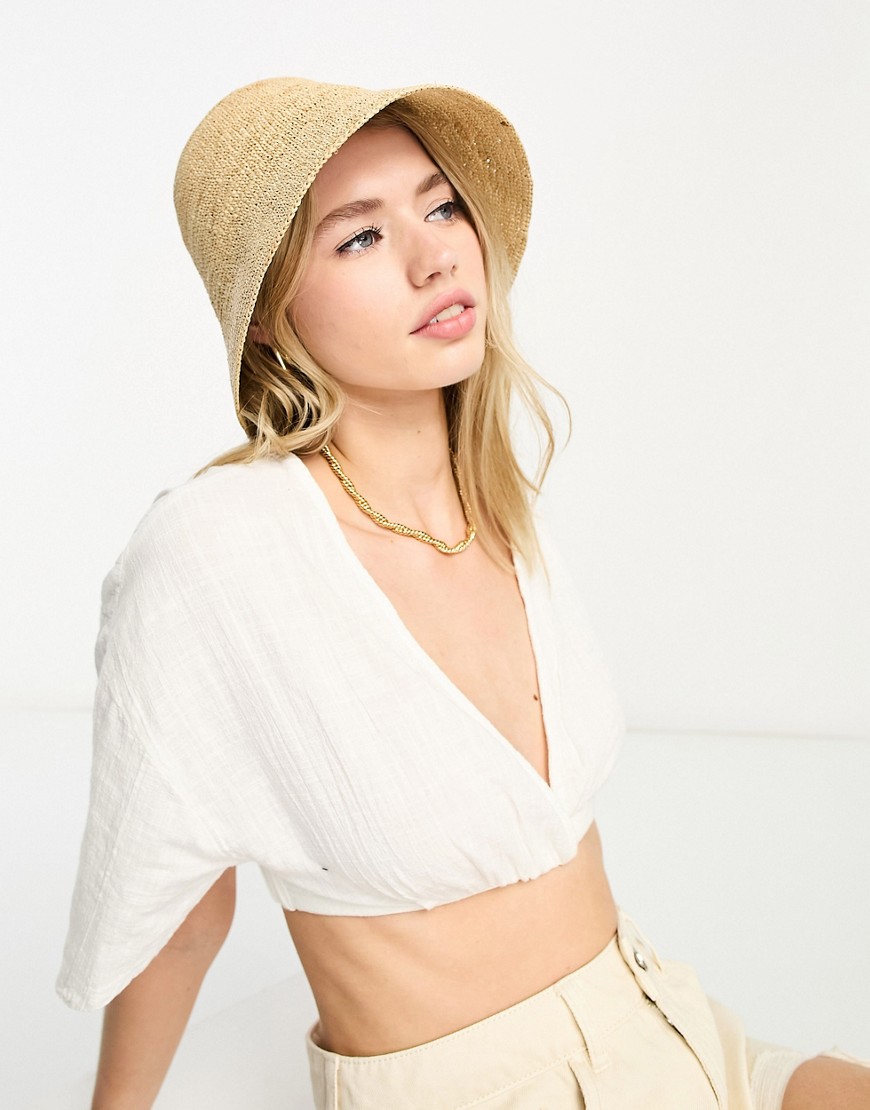 Other Stories &  Straw Bucket Hat In Natural-neutral