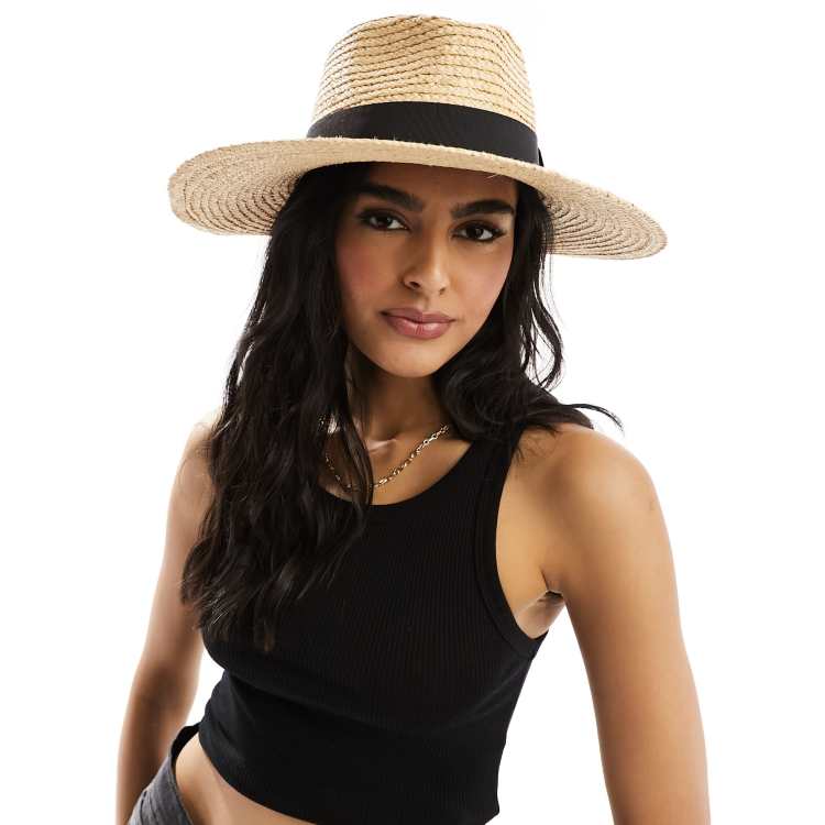 Other Stories straw fedora hat in natural ASOS