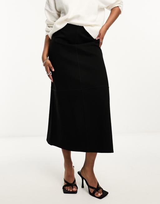 A line midi pencil skirt best sale