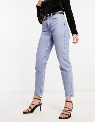 & Other Stories stretch tapered leg jeans in Vanity Blue - EXCLUSIVE