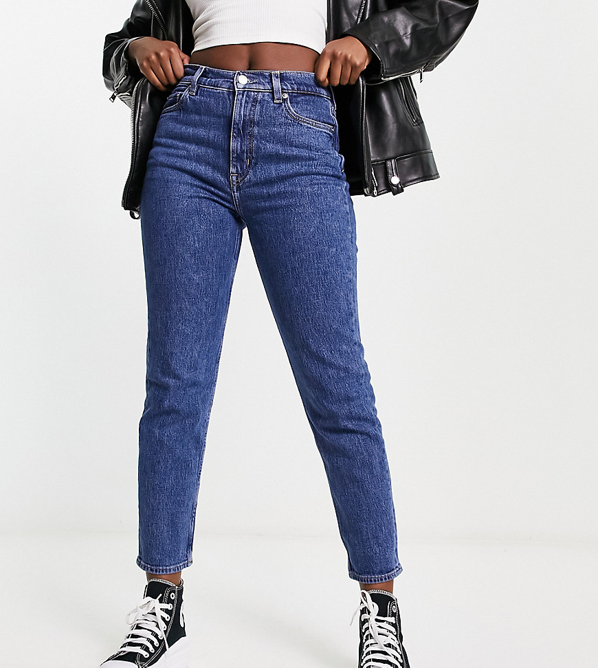 & Other Stories stretch tapered leg jeans in vikas blue