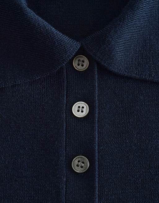 & Other Stories strikket polotrøje i navy, 2 af 4