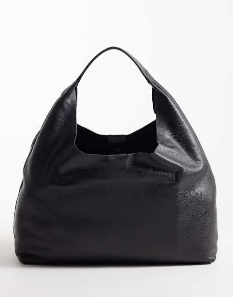 & Other Stories suede mini tote in black - view 1