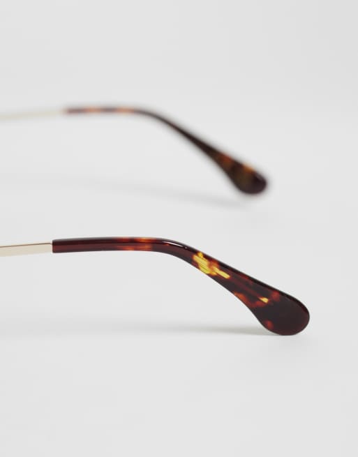 & Other Stories sunglasses in gold, 2 of 3