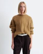 & Other Stories alpaca and wool chunky knit sweater in pink salt and pepper