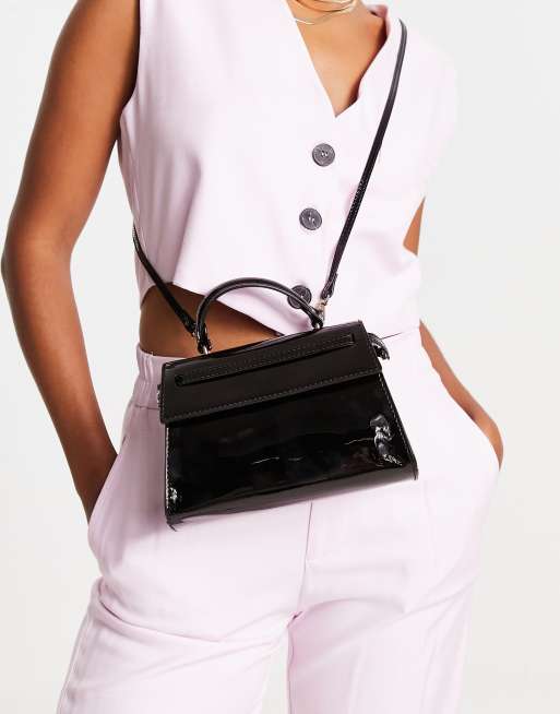 & Other Stories – Svart liten läderväska med handtag