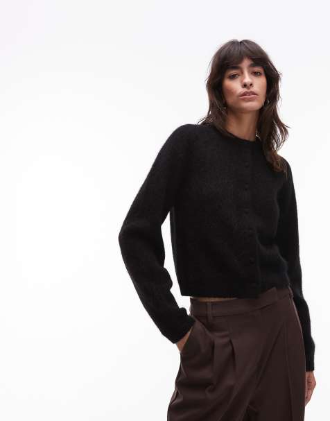 & Other Stories – Svart, supermjuk kofta i mohair- och yllemix - view 1