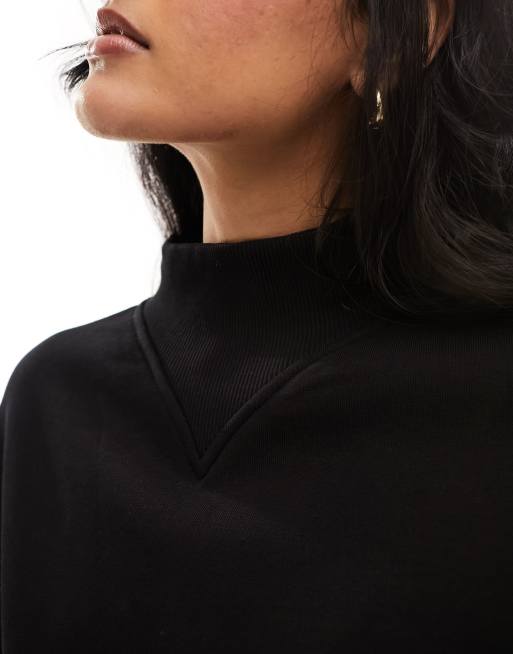 & Other Stories – Svart sweatshirts med halvpolokrage, 3 av 4