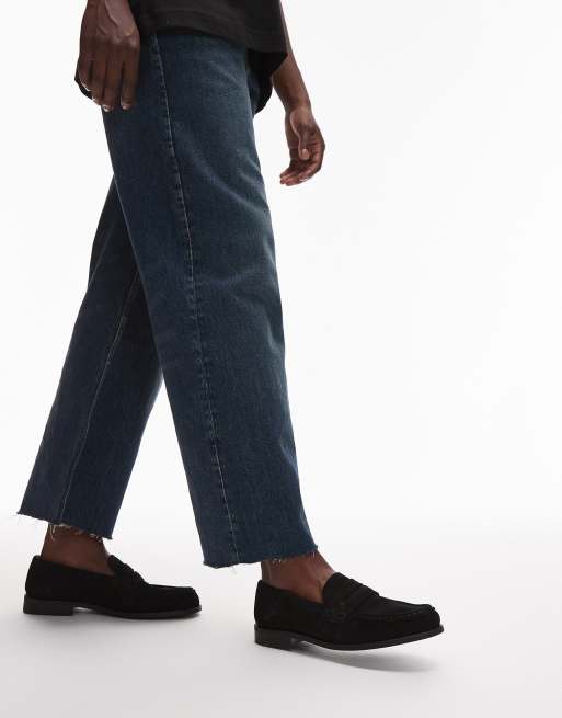 & Other Stories – Svarta loafers i mocka och läder, 2 av 4