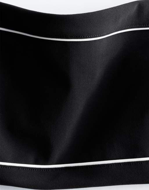 & Other Stories – Svartvit, randig bikiniöverdel i bandeau-modell, 3 av 4
