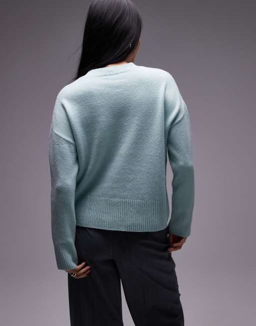& Other Stories - Sweater met ronde hals in lichtgroen, 3 van 4