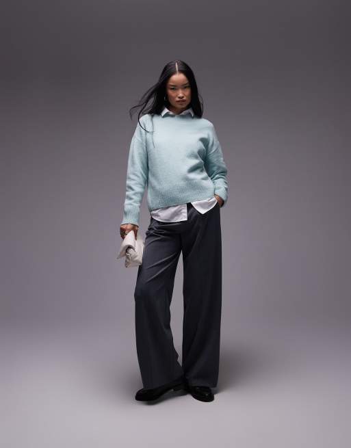 & Other Stories - Sweater met ronde hals in lichtgroen, 4 van 4