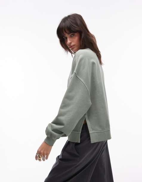 & Other Stories sweatshirt in soft green - view 1