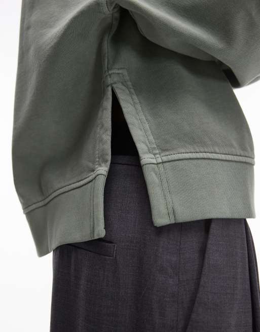 & Other Stories sweatshirt in soft green