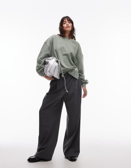 & Other Stories sweatshirt in soft green