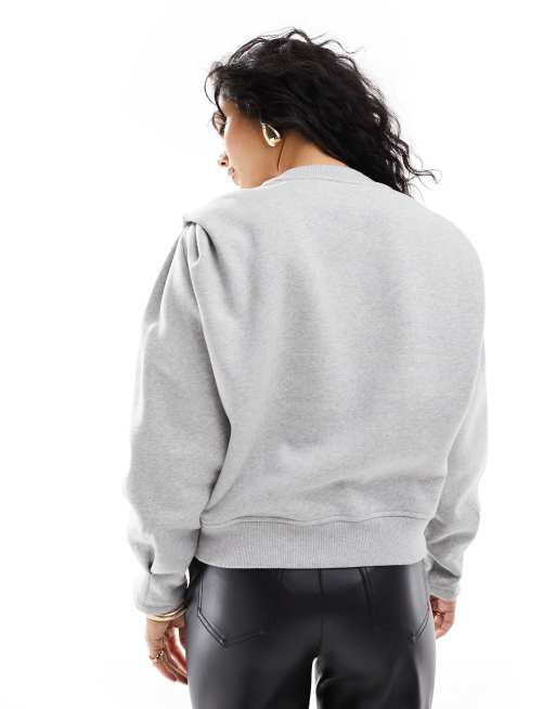 Oversized Hoodie - Melange Grey – Straight Outta Cotton